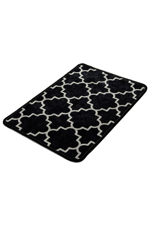 Tappetino per bagno Kupa Bianco e Nero, 40 x 60 cm (1)