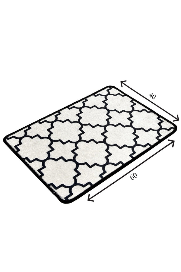 Tappetino per bagno Kupa Bianco e Nero, 40 x 60 cm (3)