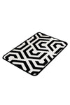 Tappetino per bagno Line Bianco e Nero, 40 x 60 cm (1)