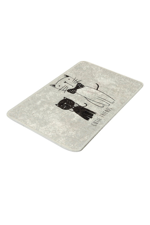 Tappetino per bagno Little Cats Grigio, 40 x 60 cm (1)