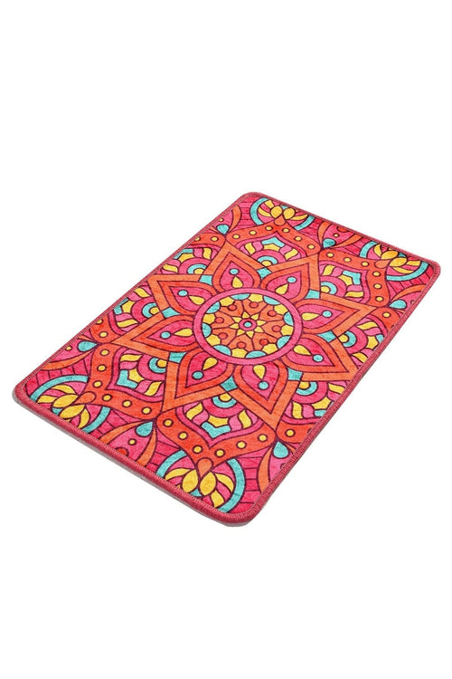 Tappetino per bagno Mandal Multicolore, 40 x 60 cm (1)