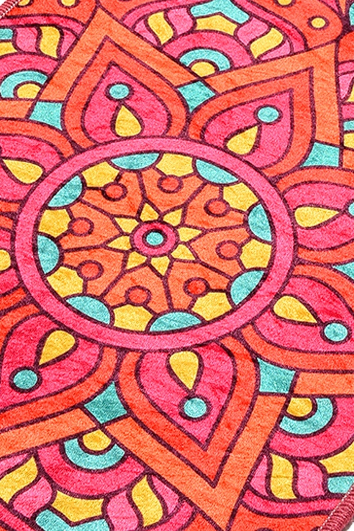 Tappetino per bagno Mandal Multicolore, 40 x 60 cm (3)
