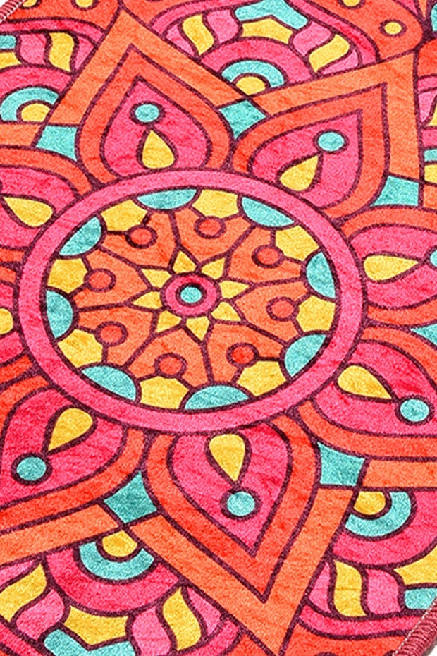 Tappetino per bagno Mandal Multicolore, 40 x 60 cm (3)