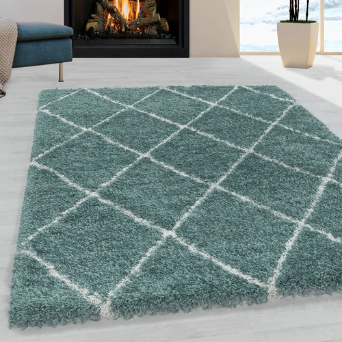 Tappeto Alvor 3401 Geometric Blu (1)