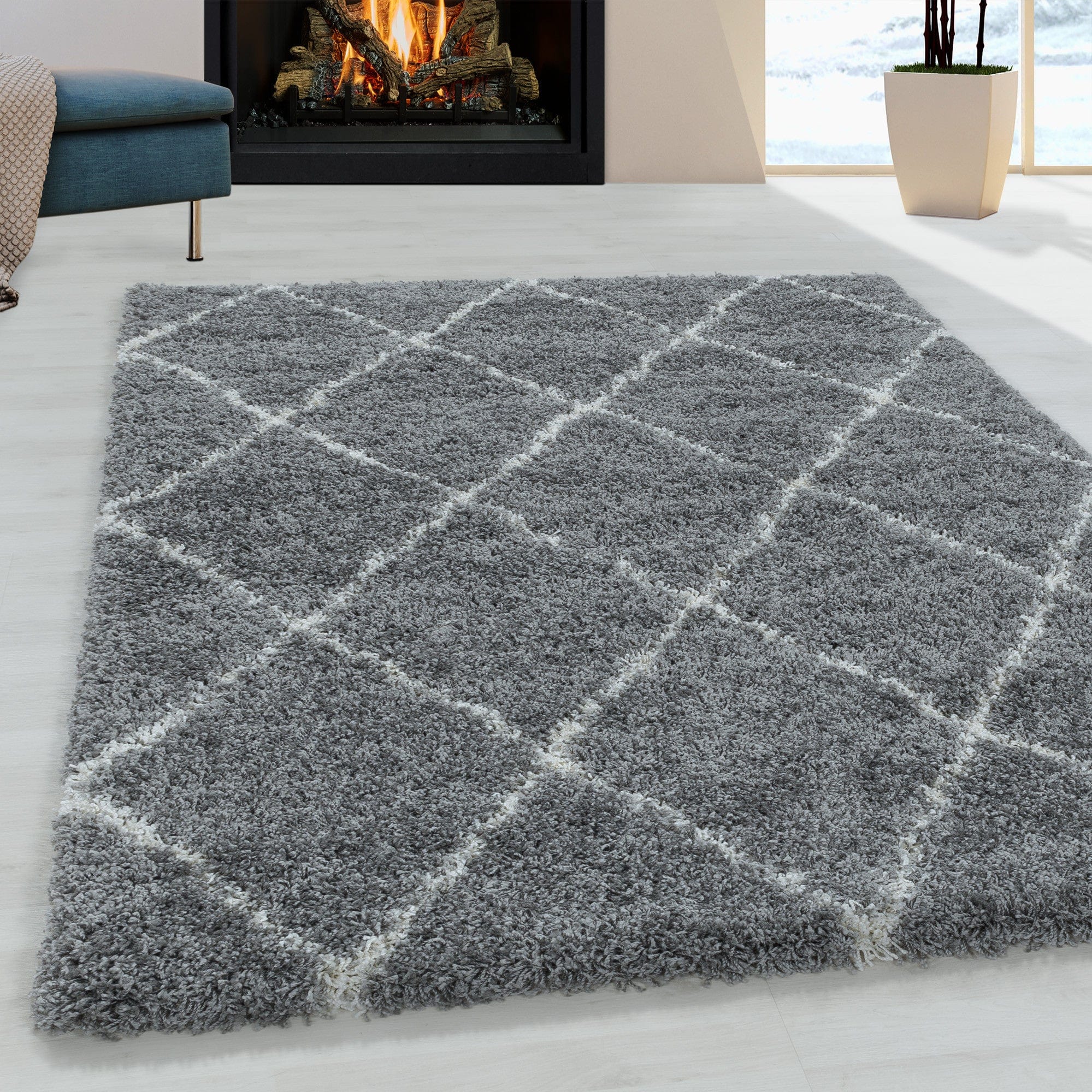 Tappeto Alvor 3401 Geometric Grigio (1)