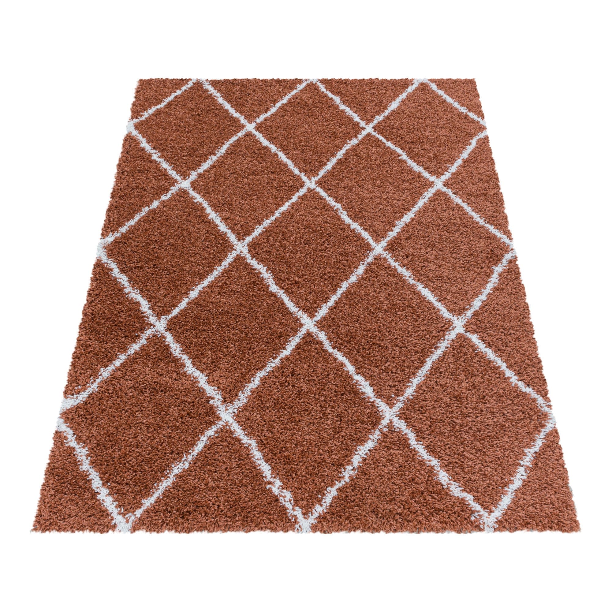 Tappeto Alvor 3401 Geometric Mattone (2)