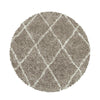 Tappeto Alvor 3401 Round Geometric Beige & AYYTPCH-ALVOR3401BEIGE-ROUND