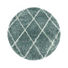 Tappeto Alvor 3401 Round Geometric Blu & AYYTPCH-ALVOR3401BLUE-ROUND & AYYTPCH-ALVOR3401BLUE-ROUND