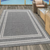 Tappeto Aruba 4901 Border Grigio (1)