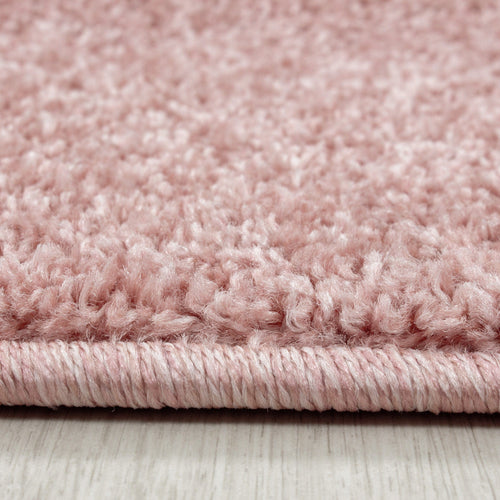 Tappeto Ata 7000 Round Unicolor Rosa (1)