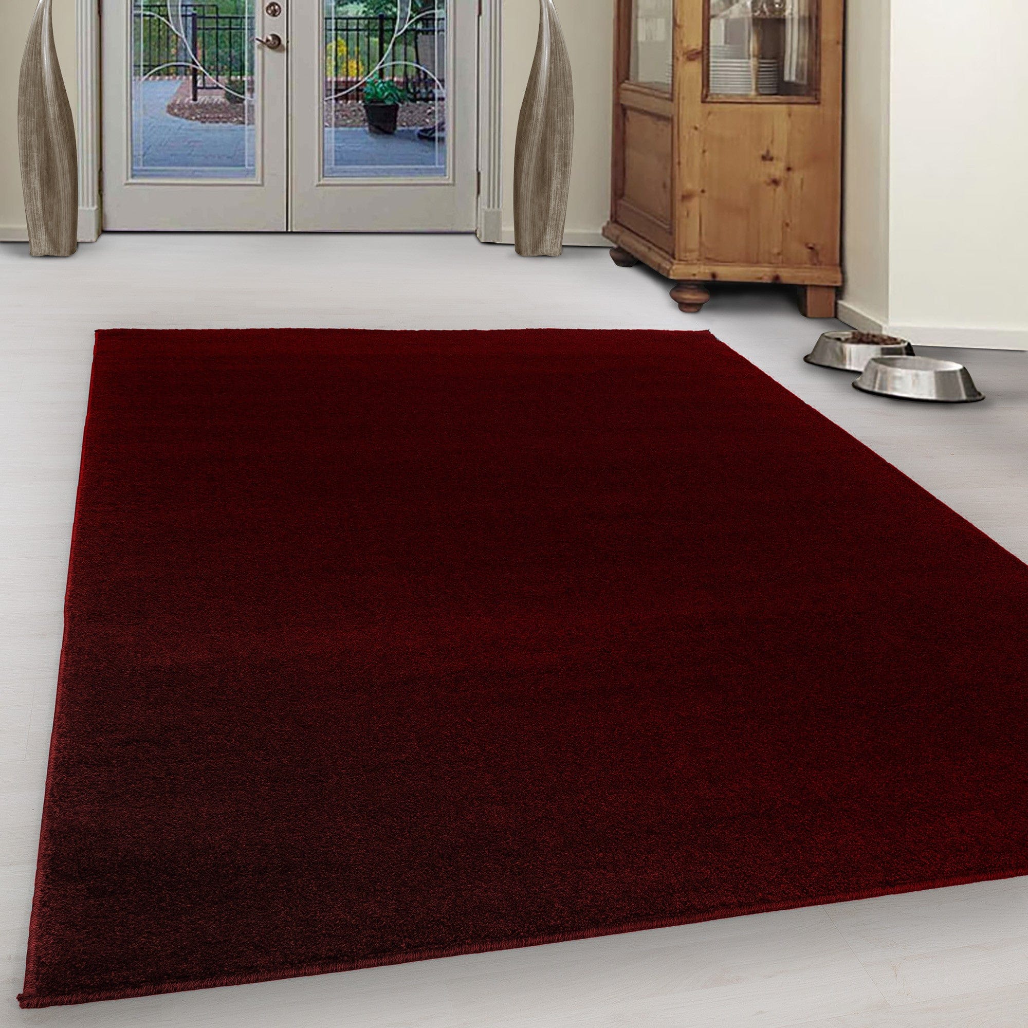 Tappeto Ata 7000 Unicolor Rosso (1)