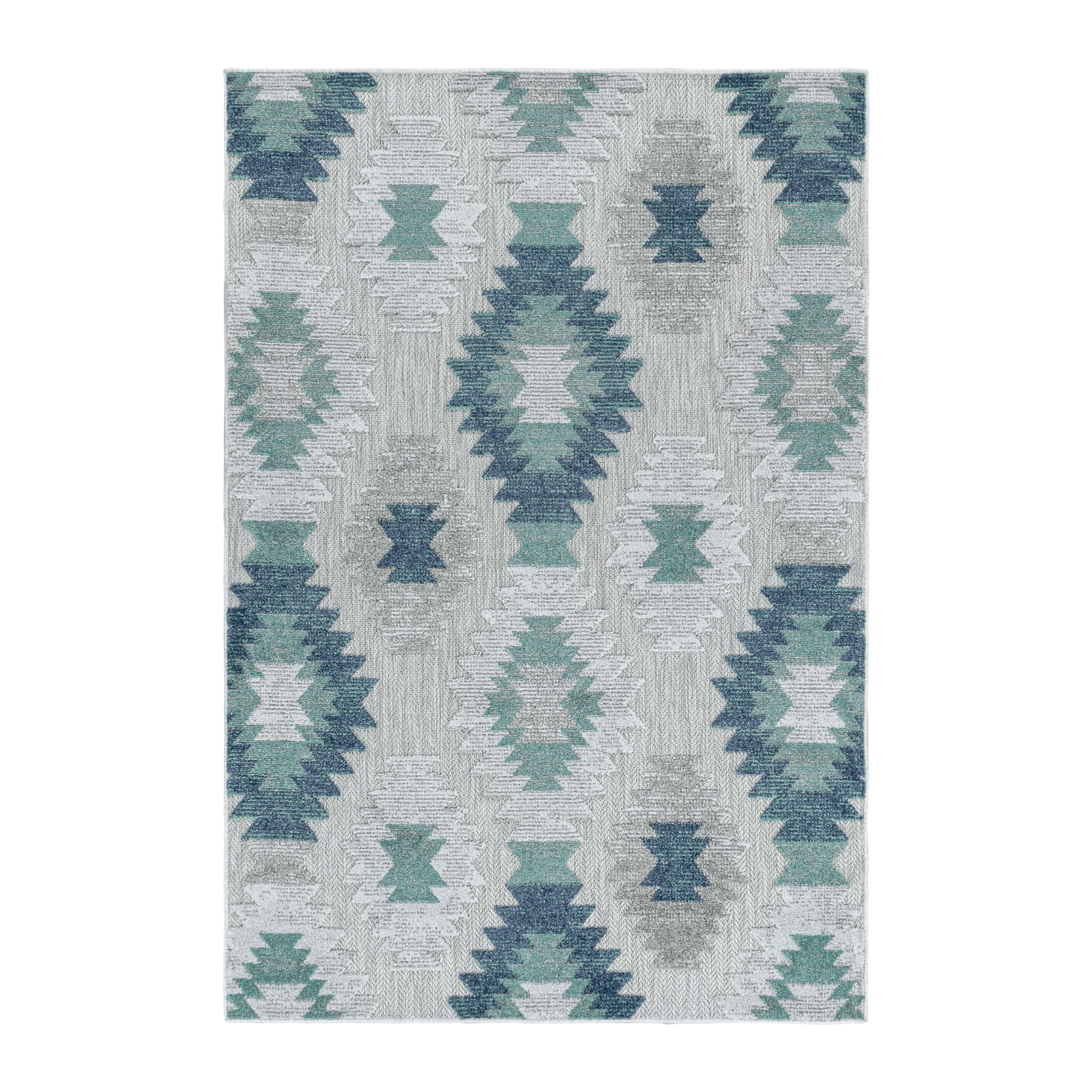 Tappeto Bahama 5153 Berber Design Blu & AYYTPCH-BAHAMA5153BLUE & AYYTPCH-BAHAMA5153BLUE