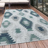 Tappeto Bahama 5153 Berber Design Blu (1)