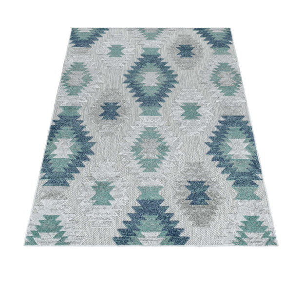 Tappeto Bahama 5153 Berber Design Blu (2)