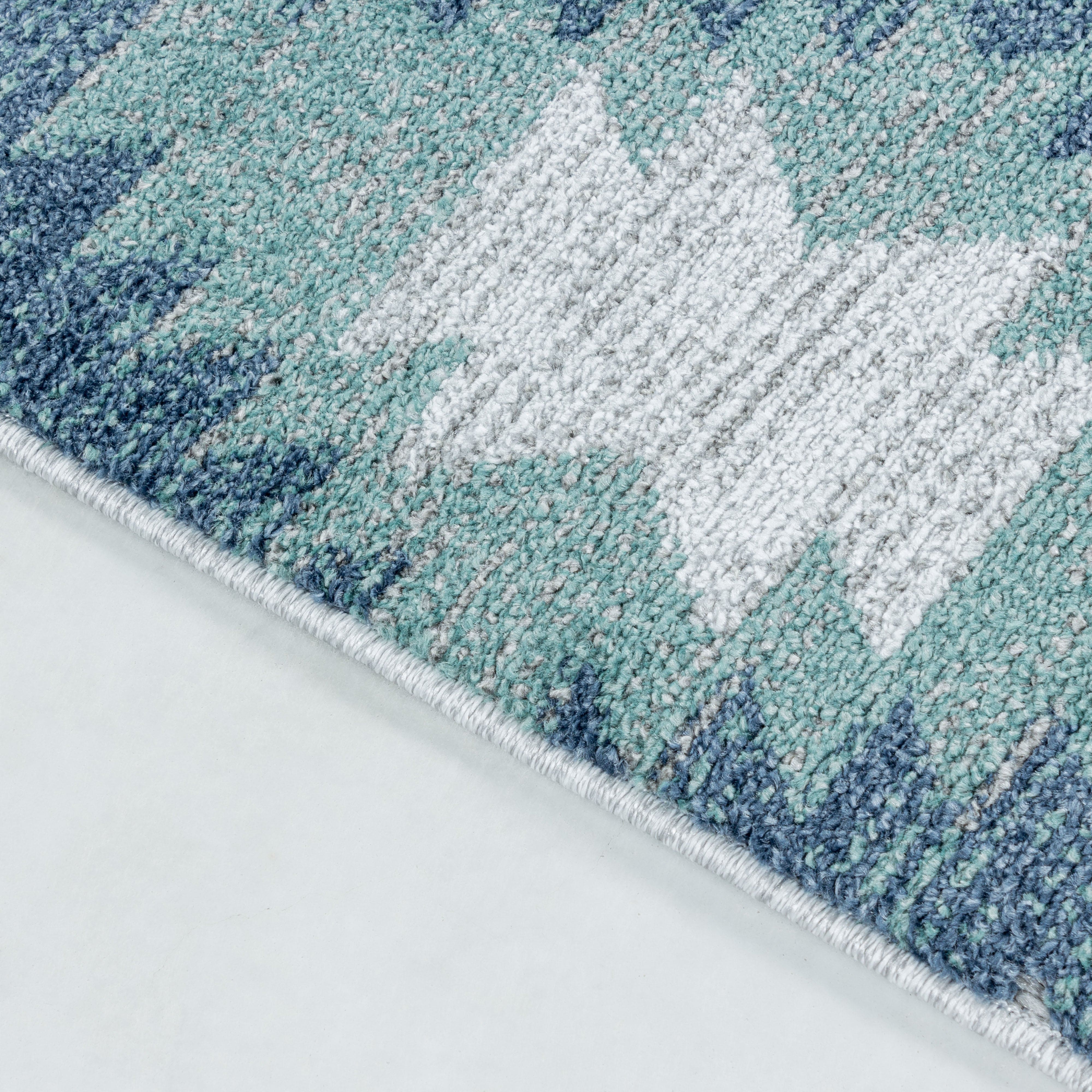 Tappeto Bahama 5153 Berber Design Blu (3)