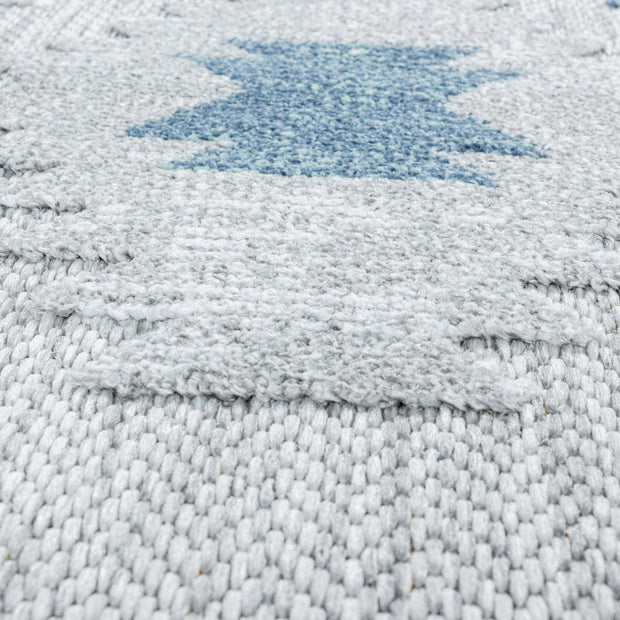 Tappeto Bahama 5153 Berber Design Blu (5)