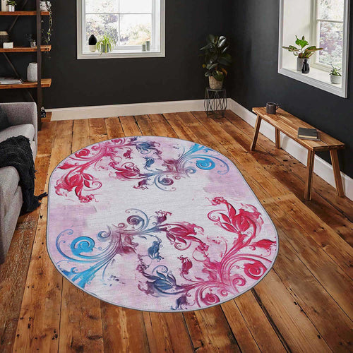 Tappeto Baktael Oval 2263 Multicolore
