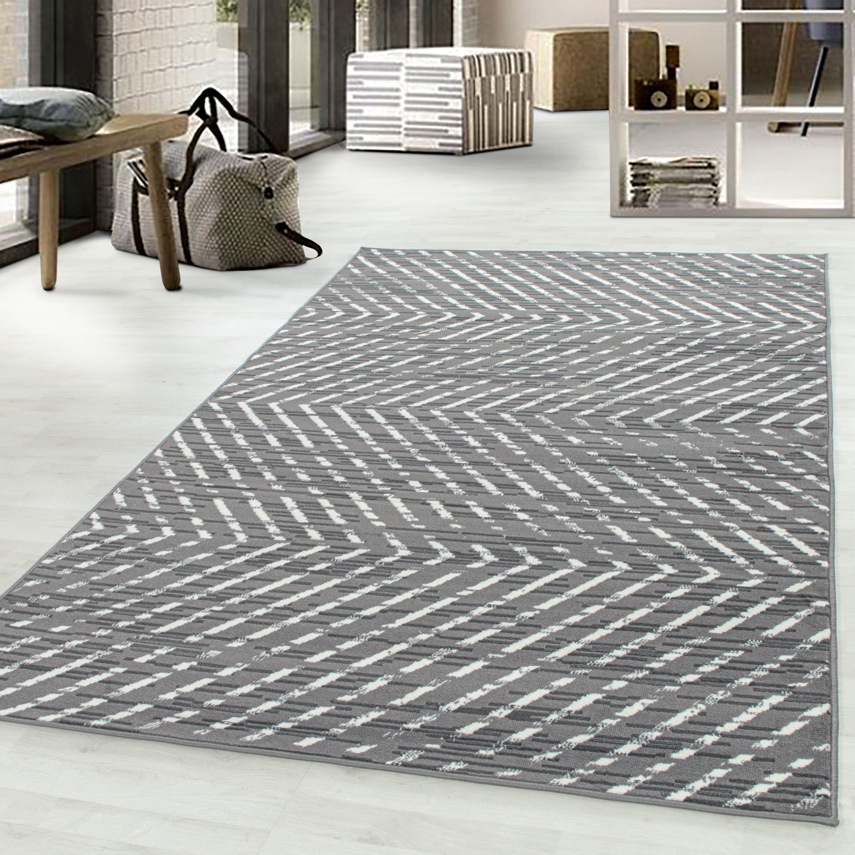 Tappeto Base 2810 Geometric Grigio (1)