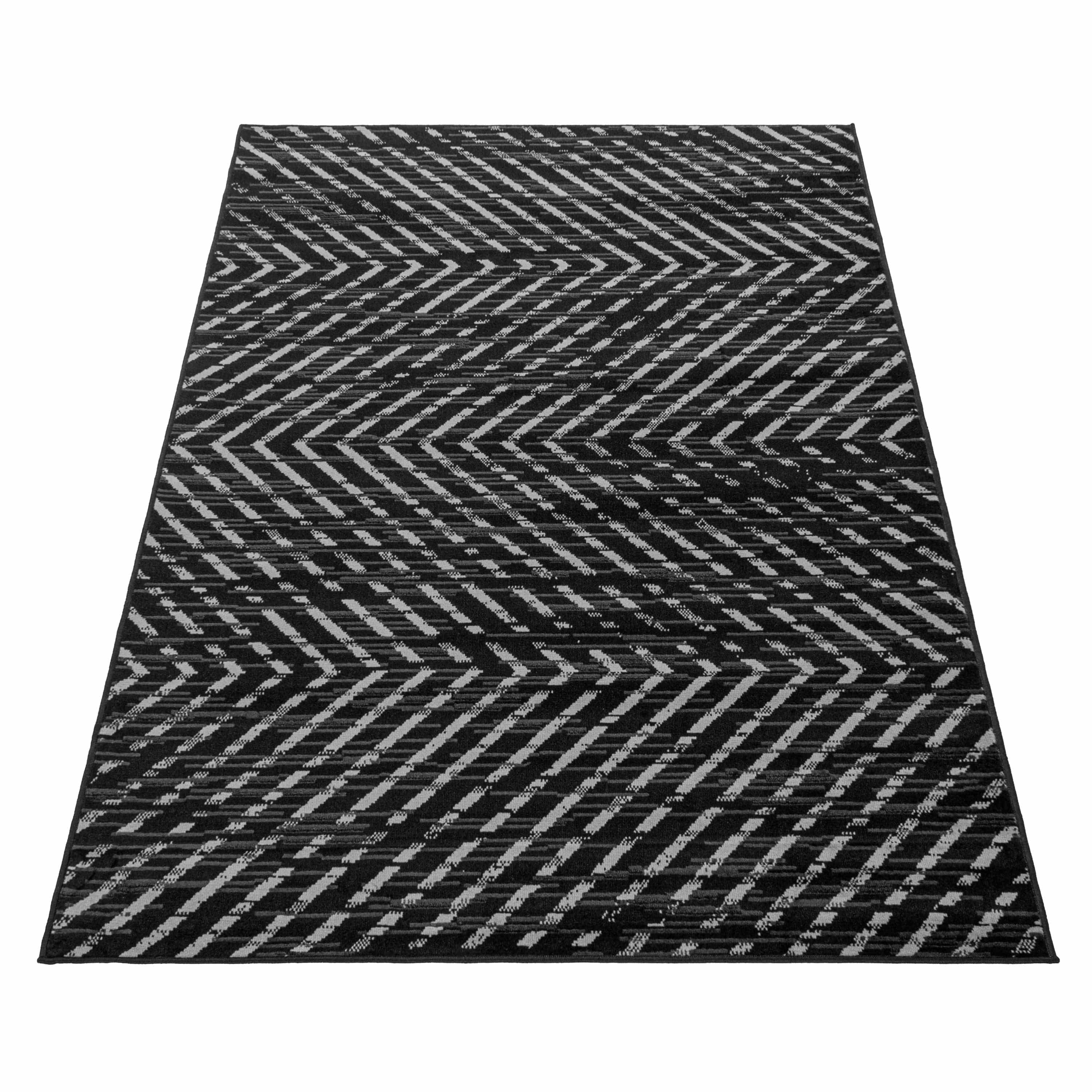 Tappeto Base 2810 Geometric Nero (2)