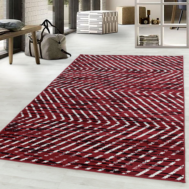 Tappeto Base 2810 Geometric Rosso (1)