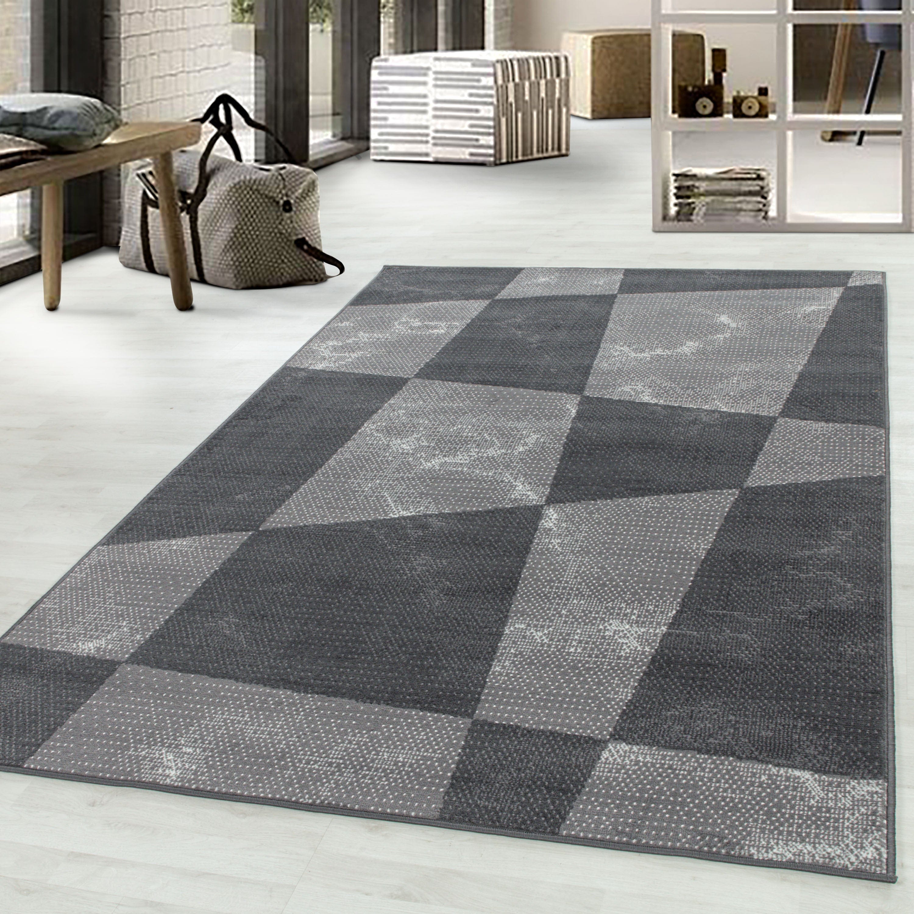 Tappeto Base 2830 Geometric Grigio (1)