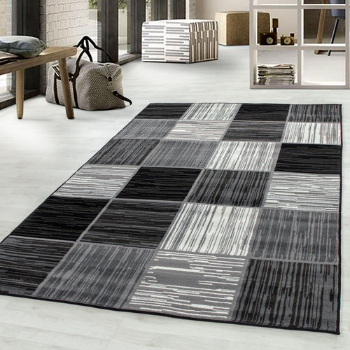 Tappeto Base 2840 Geometric Nero (1)
