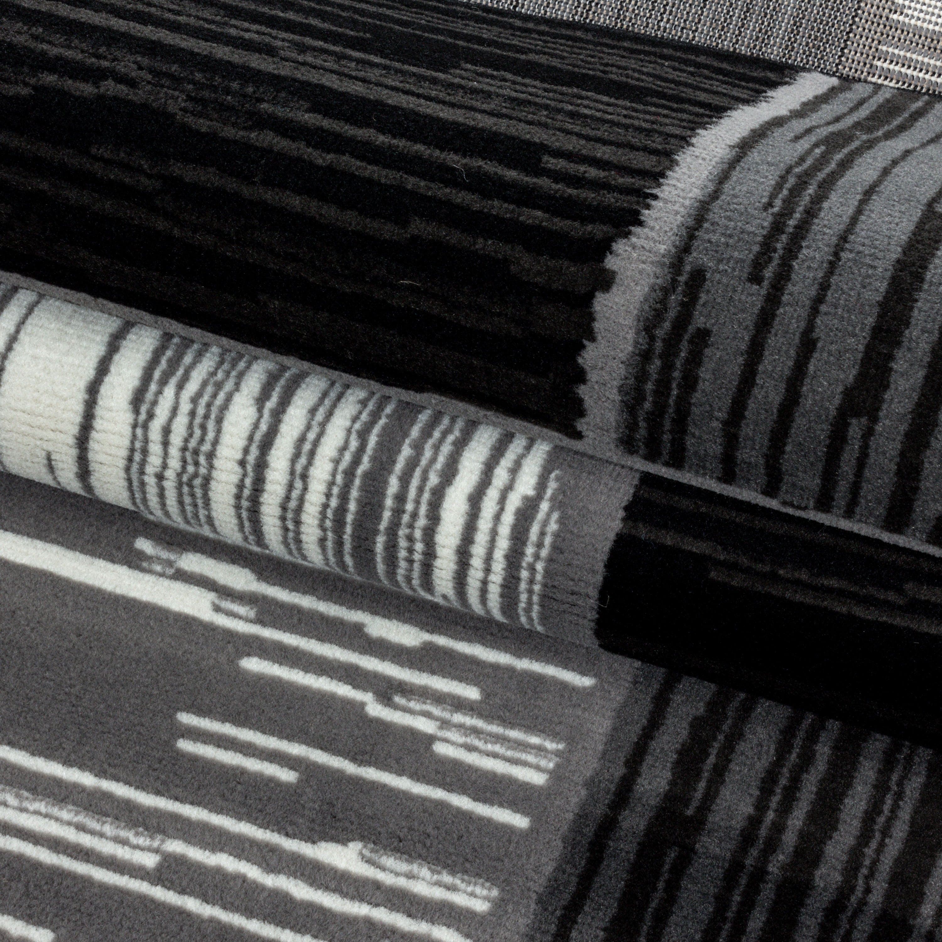 Tappeto Base 2840 Geometric Nero (5)