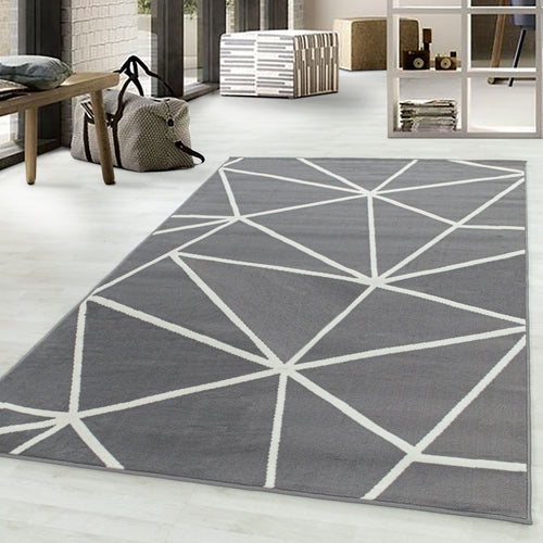 Tappeto Base 2860 Geometric Grigio (1)