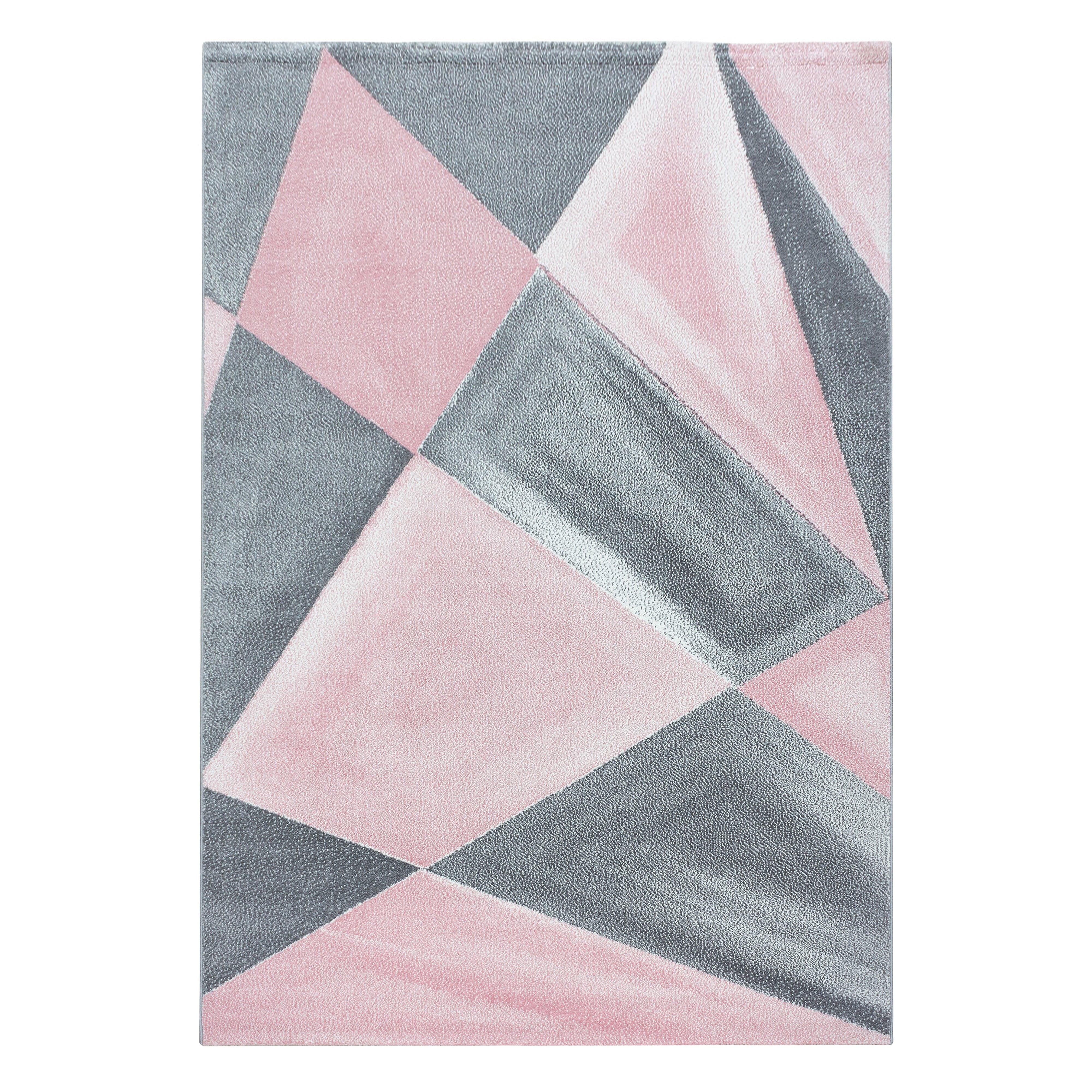 Ayyildiz Teppiche Tappeto Beta 1130 Geometric Rosa