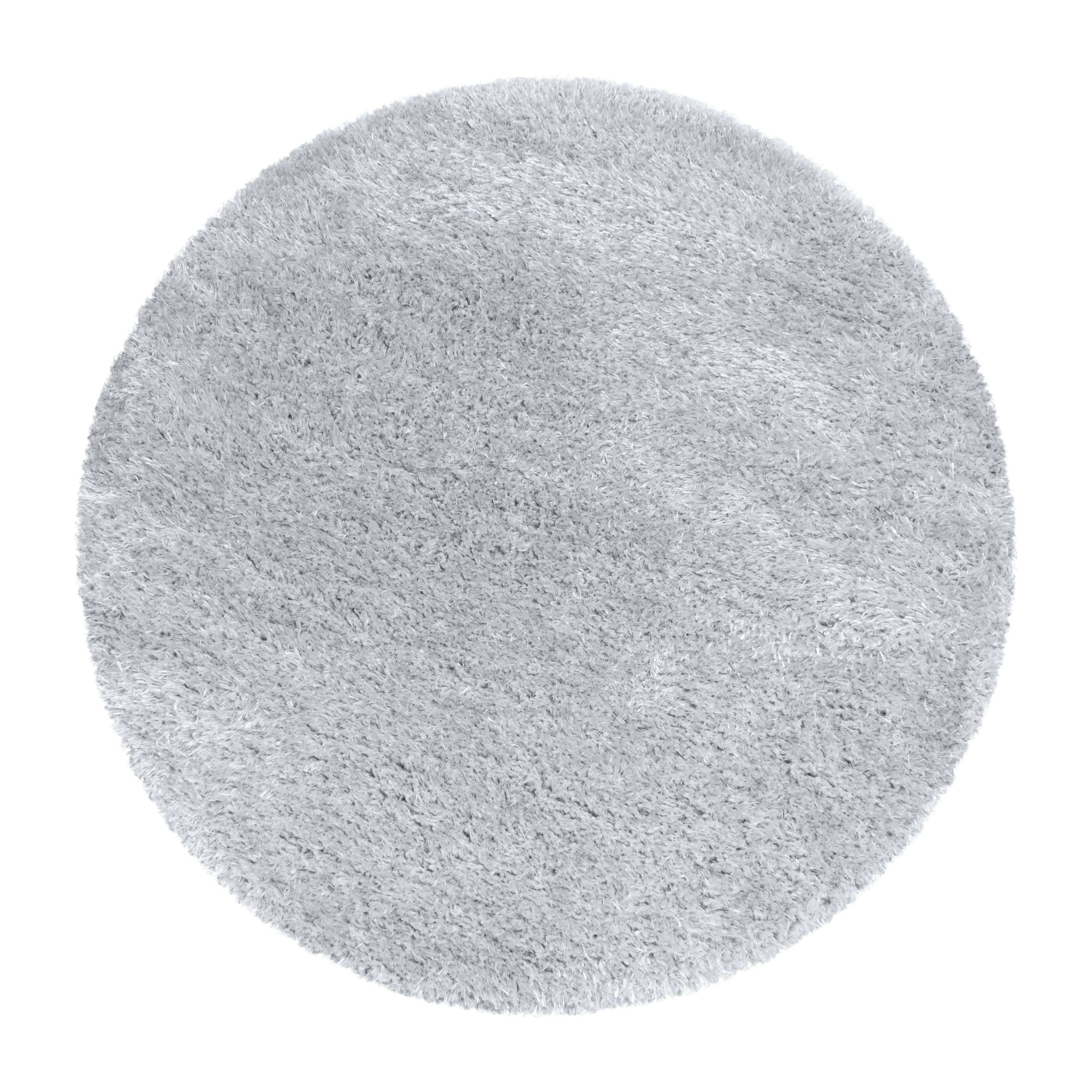 Tappeto Brilliant 4200 Round Unicolor Argento & AYYTPCH-BRILLIANT4200SILVER-ROUND