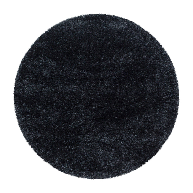 Tappeto Brilliant 4200 Round Unicolor Nero & AYYTPCH-BRILLIANT4200BLACK-ROUND