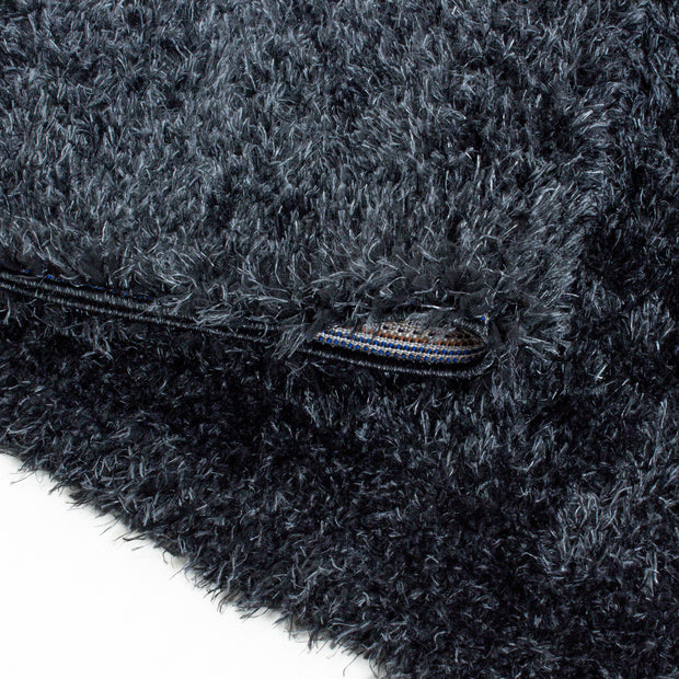 Tappeto Brilliant 4200 Round Unicolor Nero (2)