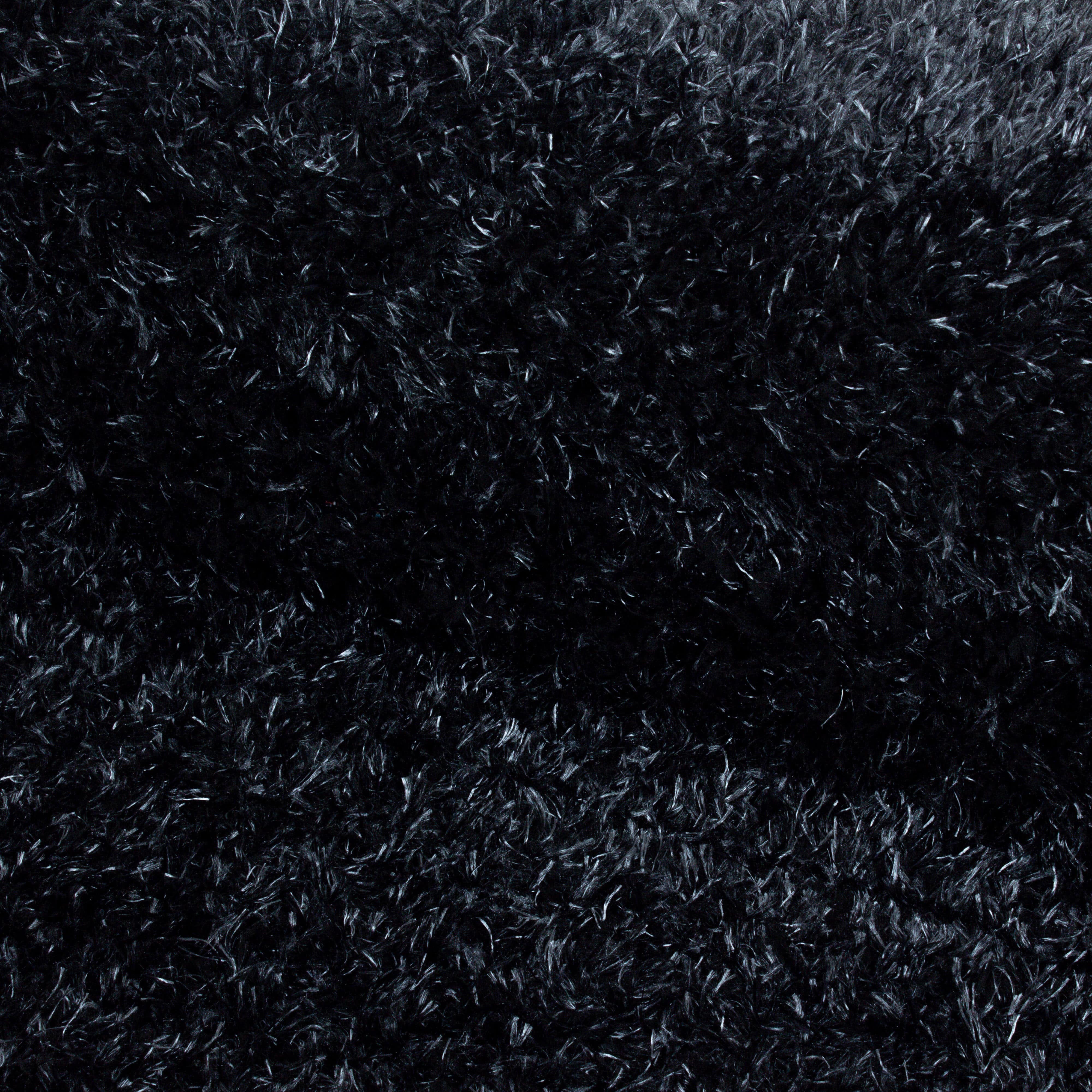 Tappeto Brilliant 4200 Round Unicolor Nero (3)