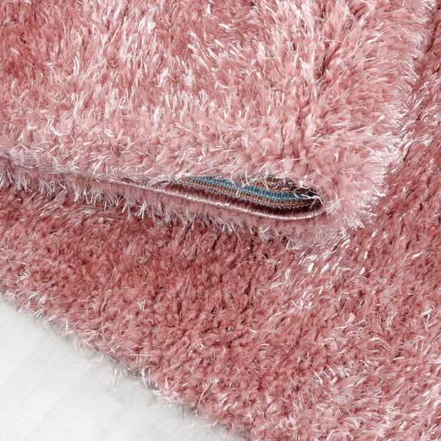 Tappeto Brilliant 4200 Round Unicolor Rosa (2)