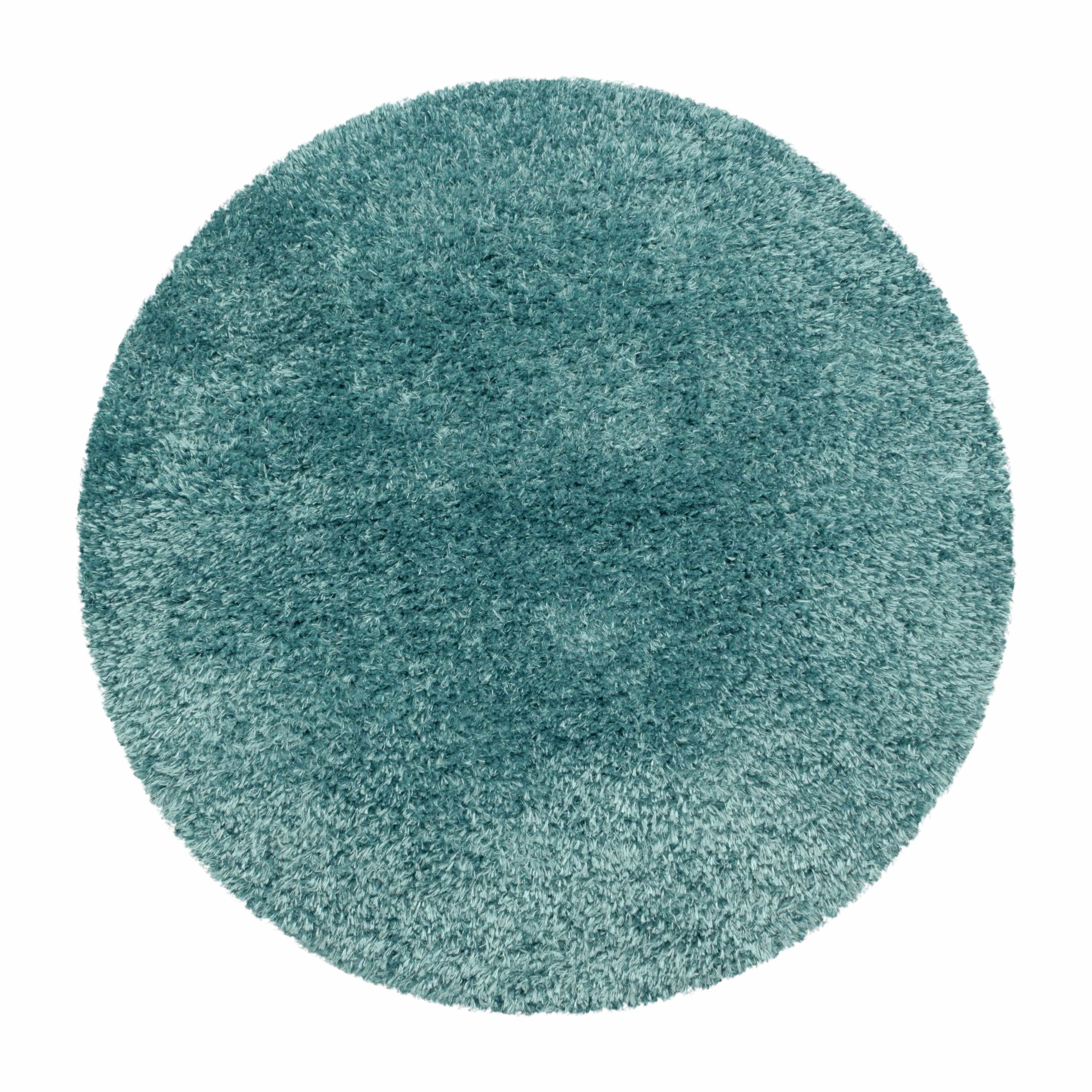 Tappeto Brilliant 4200 Round Unicolor Verde & AYYTPCH-BRILLIANT4200AQUA-ROUND