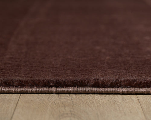 Tappeto Catwalk 2600 Round Unicolor Marrone (1)