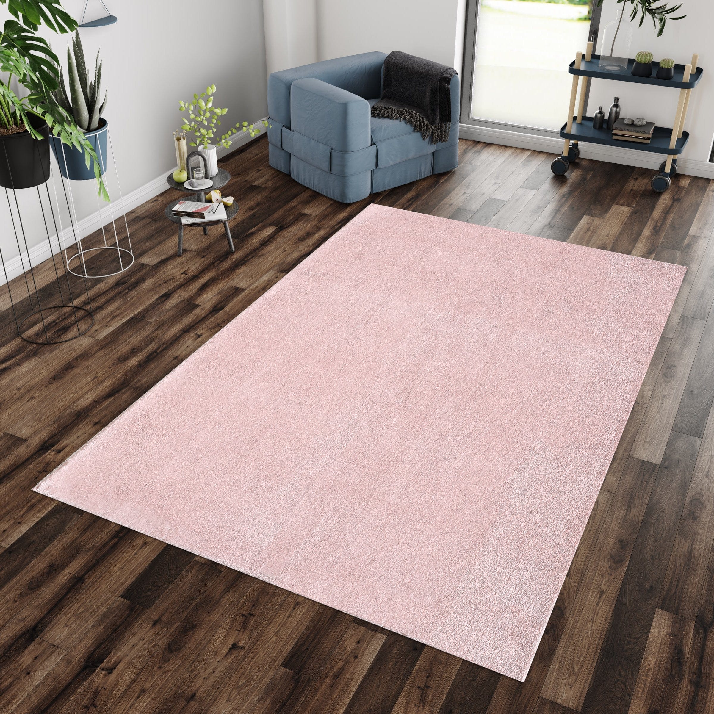 Tappeto Catwalk 2600 Unicolor Rosa (1)