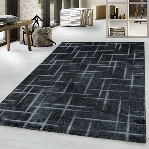 Tappeto Costa 3521 Striped Nero (1)