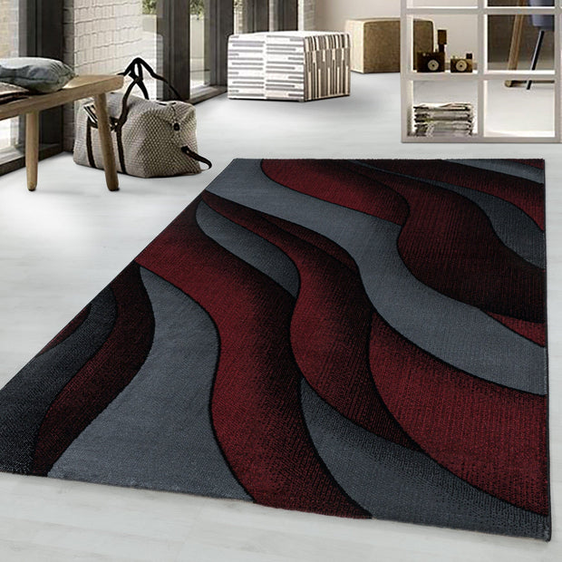 Tappeto Costa 3523 Waves Rosso (1)