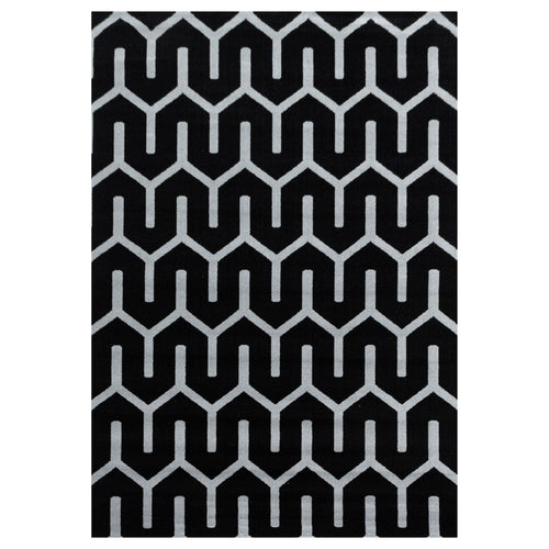 Tappeto Costa 3524 Geometric Nero & AYYTPCH-COSTA3524BLACK & AYYTPCH-COSTA3524BLACK