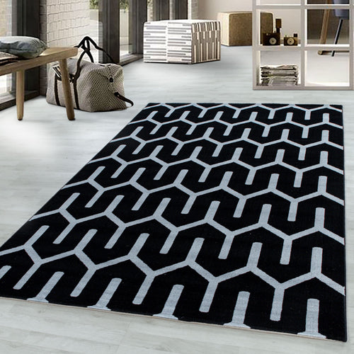 Tappeto Costa 3524 Geometric Nero (1)