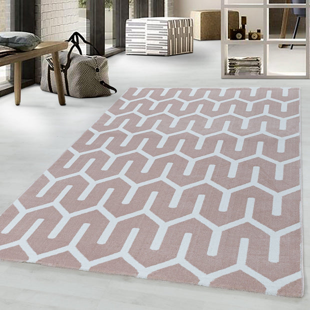Tappeto Costa 3524 Geometric Rosa (1)
