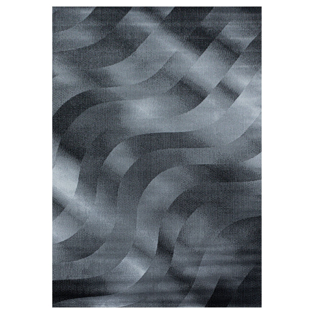 Tappeto Costa 3529 Abstract Waves Nero & AYYTPCH-COSTA3529BLACK & AYYTPCH-COSTA3529BLACK