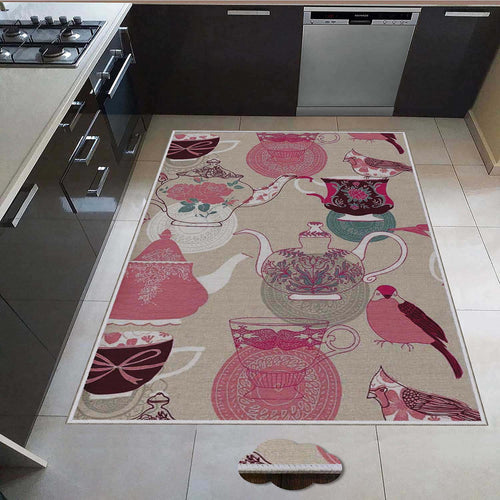 Tappeto da cucina Aksam 2126 Multicolore