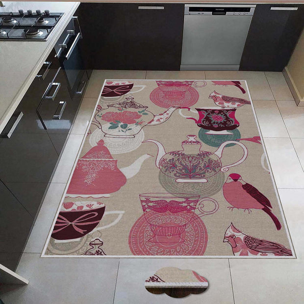 Tappeto da cucina Aksam 2126 Multicolore