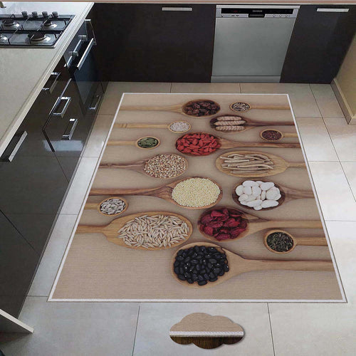 Tappeto da cucina Baymen 2449 Multicolore