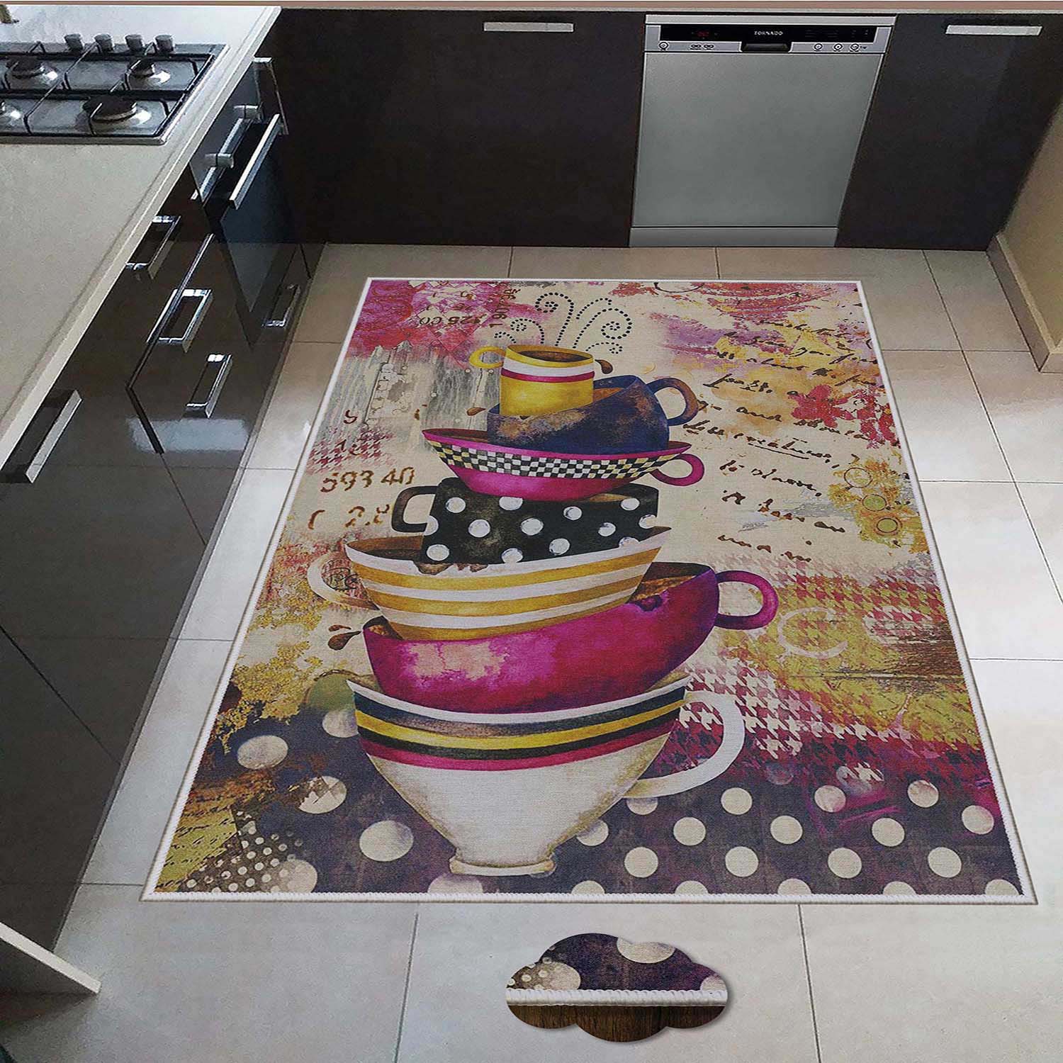 Tappeto da cucina Kigili 2450 Multicolore