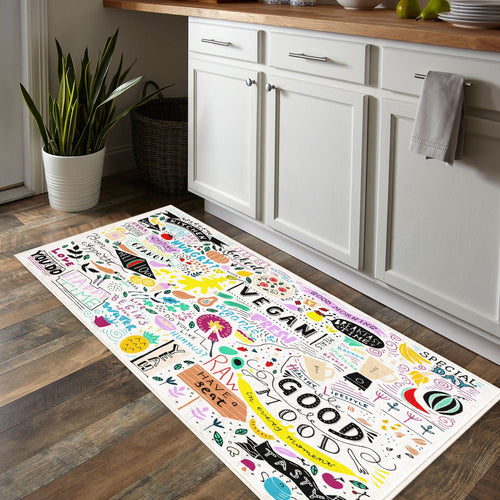 Tappeto da cucina Kitchen 042M Multicolore