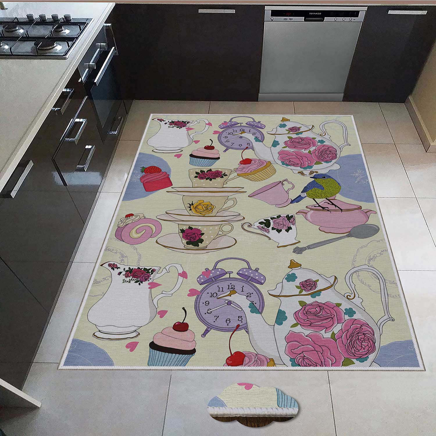 Tappeto da cucina Lianyu 2130 Multicolore