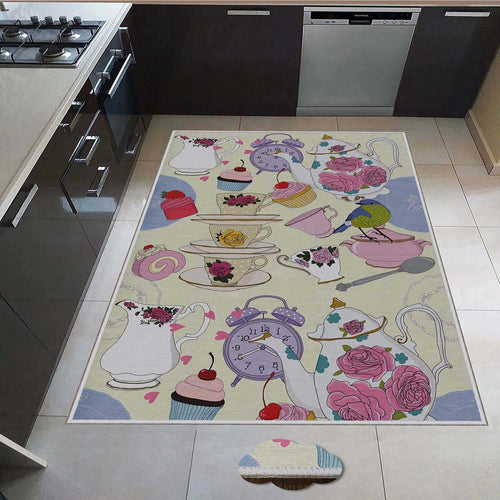 Tappeto da cucina Lianyu 2130 Multicolore